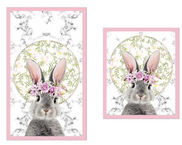 Bayev Rabbit 2`li Banyo Paspas Seti Klozet Takımı 19 1448 01