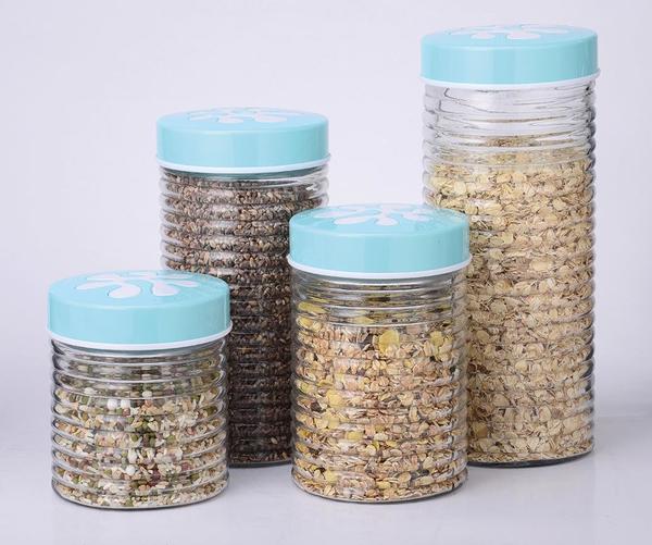 Schäfer Kavanoz Seti 4 Parça Kar Tanesi Turkuaz