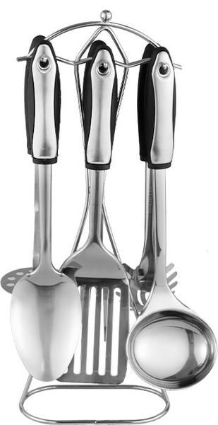 Çınar Mutfak Servis Aletleri Seti 6'lı Paslanmaz Çelik Metal Stant | 2013000067