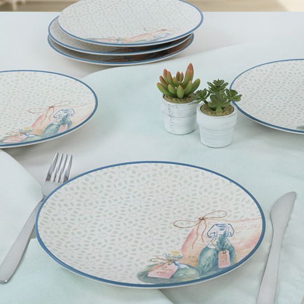 Lina Still Pasta Tabağı 20 Cm 6 Adet - 20065 | Keramika