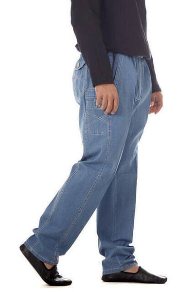 Erkek Kot Beach Şalvar Pantlon Kot