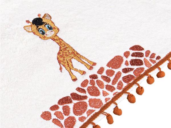 Mitgift Land Giraffe Handgesicht Handtuch Creme