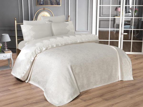 Dowery Betül Ensemble Pique Avec Crème De Guipure Française