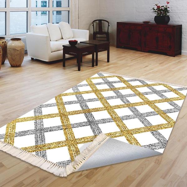 Milano Yıkanabilir Dekoratif Halı Kaymaz Taban | 8mm | MLN-HS311-1