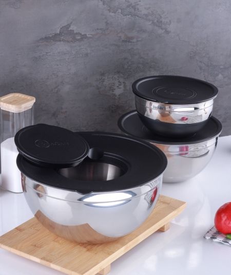 اكار | وعاء خلط قيراط 7 قطع 16-20-24 سم