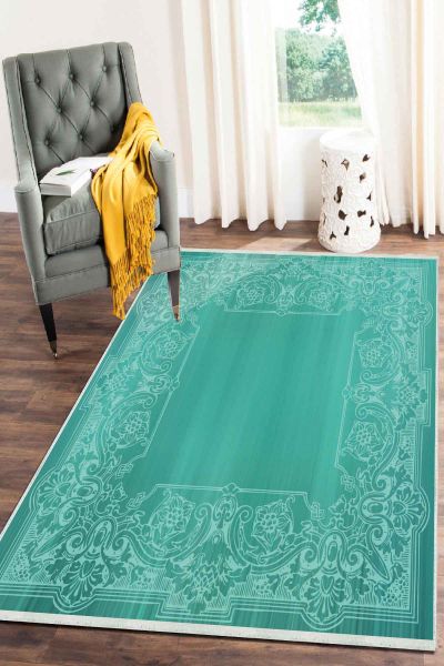 Birkilim Yıkanabilir Dekoratif Halı İpeksi Kaymaz Taban | MLN-IP-SD-160