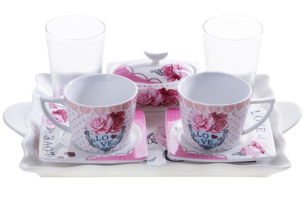 Paci 2'li Ruffy Kahve Fincan Seti 7 Parça