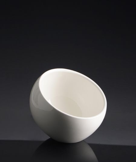 Acar | Modern Beyaz Porselen Kase