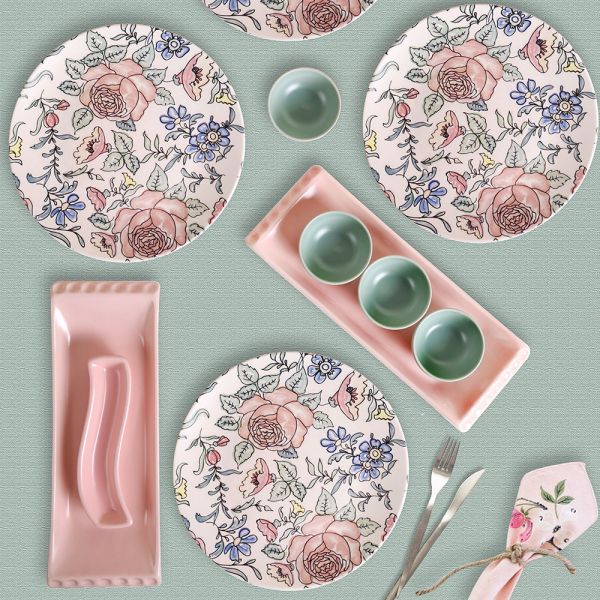 ماجنوليا طقم فطور 15 قطعة لـ 4 أشخاص - 18235 | سيراميك