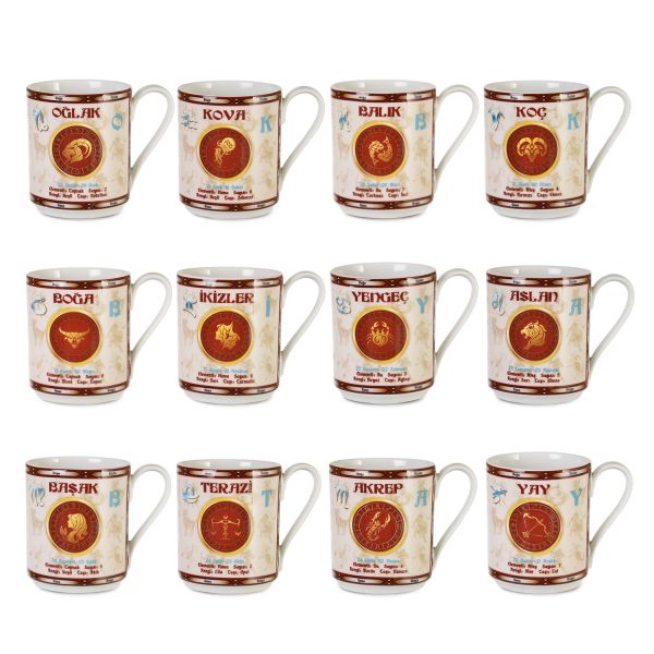 MIM-206 PORS.BURCLU KUPA (Horoscope) | IPEK-70304