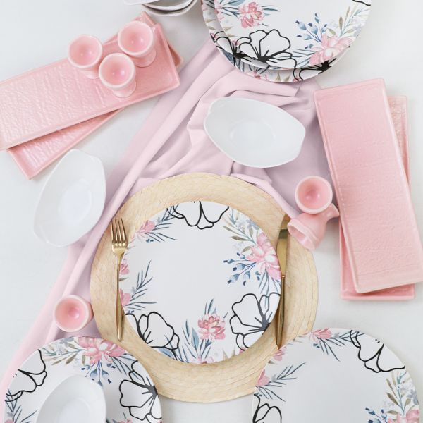 Rossy Kahvaltı Takımı 22 Parça 6 Kişilik - 19185 | Keramika