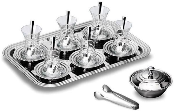 Korkmaz 6 Kişilik Çay Seti 40 Parça Ringa | A1779