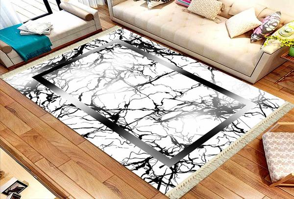 Roland 5'li Yıkanabilir Halı Seti | Beyaz | roland-3198-white