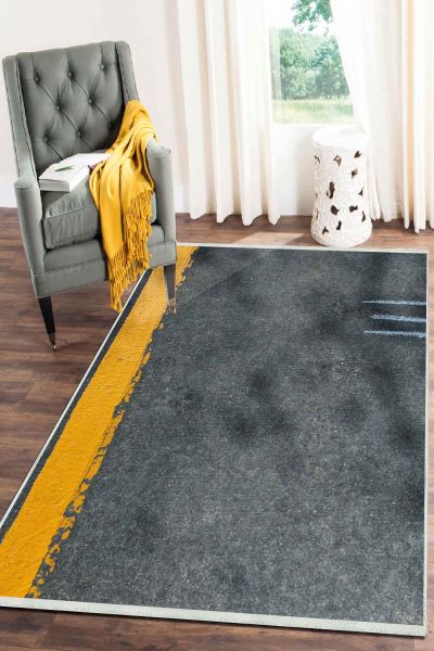 Birkilim Yıkanabilir Dekoratif Halı İpeksi Kaymaz Taban | MLN-IP-SD-184