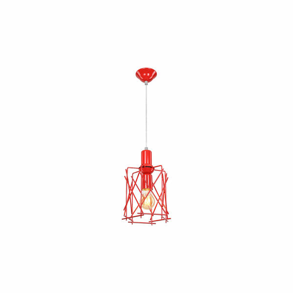 Modelight Lampe à Suspension Simple Rouge Mixte