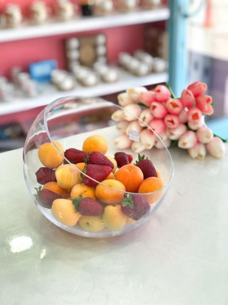 Asaf Moon Cam 18 cm Eğik Kase