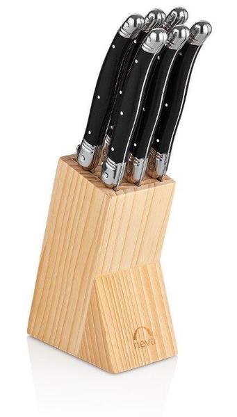 Neva Sweet Premium Bitter 6'lı Mini Bıçak Seti | Siyah | N2615