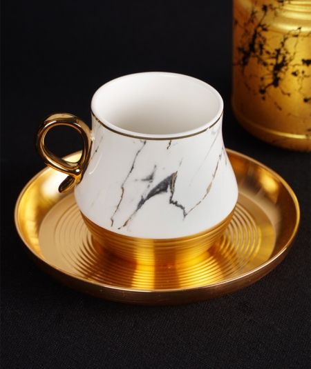 Porselen 6 Li Kahve Fincan Seti