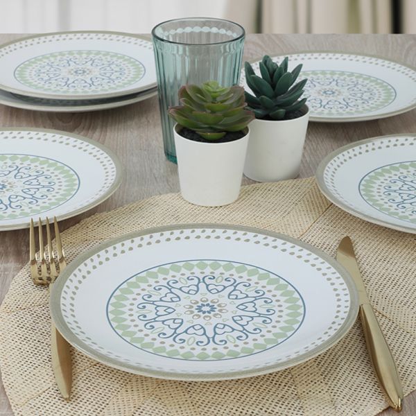 Mande Pasta Tabağı 20 Cm 6 Adet - 19875 | Keramika