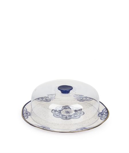 Acar | Safir Desen Yaldızlı Kek Fanus Spatulalı