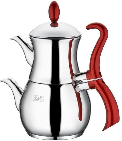 Tac Ilkdem Große Größe Teekocher Set 3 Liter | Rot | TAC-5027-Red