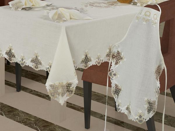 Französisch geschnürt September Spitze Küche Set 17 Stück