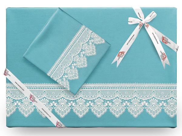 Kristal French Guipure Bettbezug Set Benzin