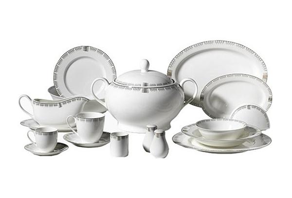 Korkmaz Pearl Collection | 86 Parça | 12 Kişilik | Yuvarlak | Yemek Takımı | A8202