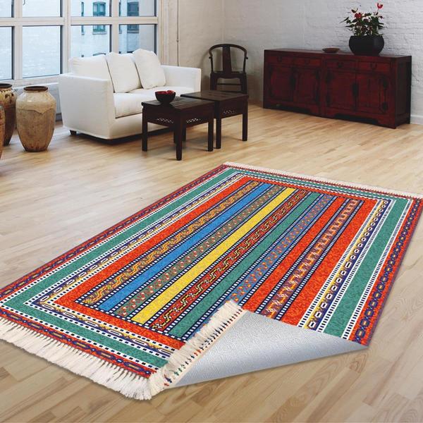 Milano Yıkanabilir Dekoratif Halı Kaymaz Taban | 8mm | Multi | MLN-HK003-1