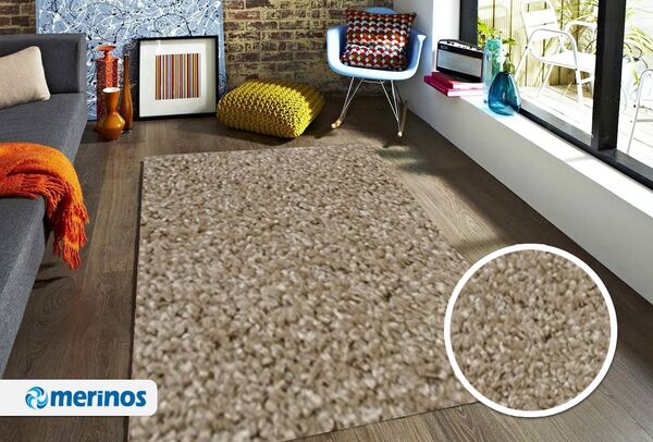Merinos Halı | Shaggy Just | Bej | 80190-70-Beige