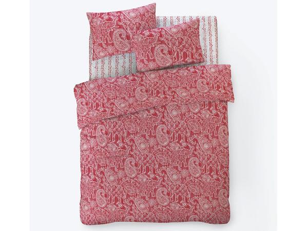 Bohem Tek Kişilik Nevresim Takımı Kırmızı