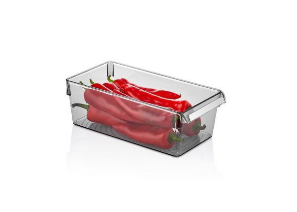 Vip Ahmet | Mina Şeffaf Füme Organizer Rafı 29 x 15 x 10 cm