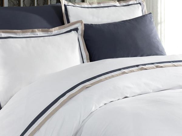 Oren Embroidered Duvet Cover Set Gray