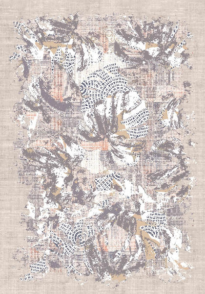 Kozzy Home Waschbarer, rutschfester Bodenteppich Rfe6474 80x150