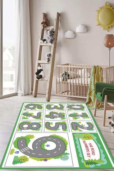 Birkilim Yıkanabilir Dekoratif Halı İpeksi Kaymaz Taban | MLN-IP-HP-719