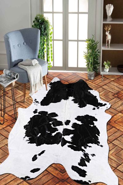 Birkilim Lazer Kesim Yıkanabilir İpeksi Kaymaz Taban Dekoratif Halı | MLN-IP-SD-051