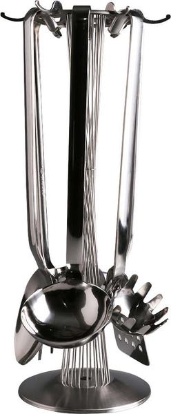 Korkmaz 7 Parça Mutfak Aletleri Seti | Gümüş | S101