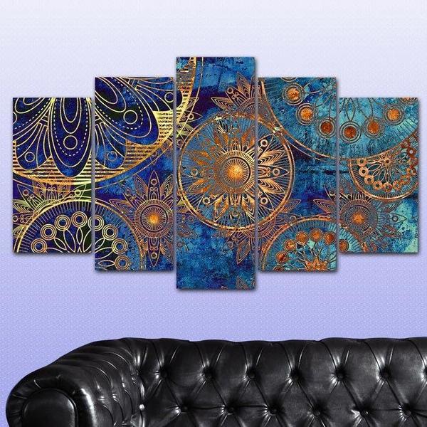 5 Parça Tablo - Oryantal Motif