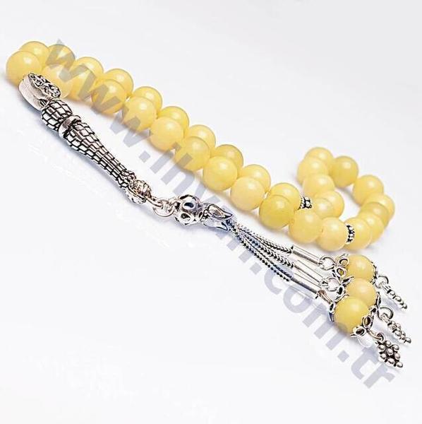 Peridot Stein Rosenkranz (925 AYAR SILBER)