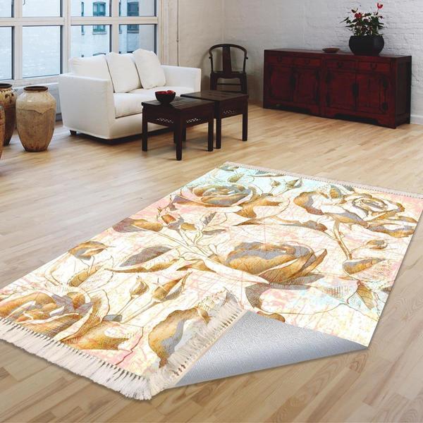 Milano Yıkanabilir Dekoratif Halı Kaymaz Taban | 8mm | MLN-HS259-1