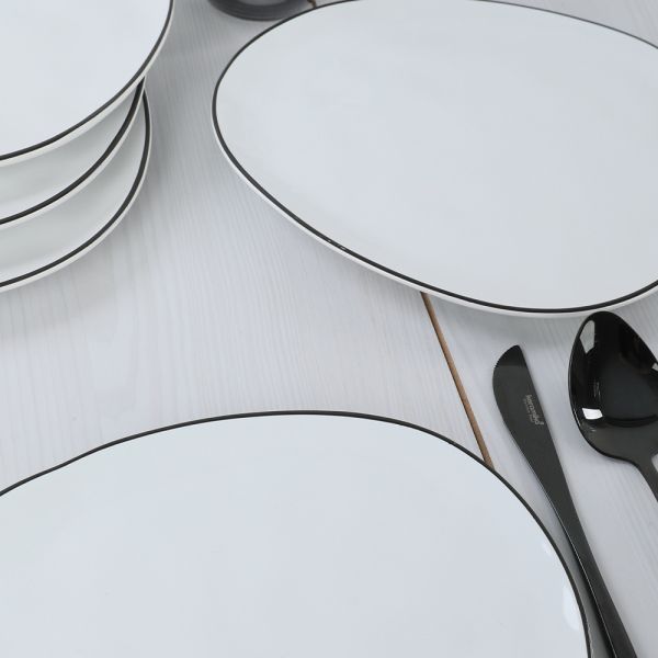 Ensemble de présentation Black Line Trior 7 pièces | céramique