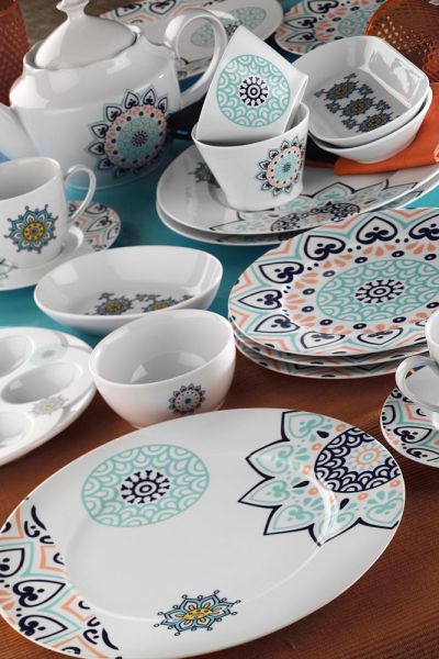 Kütahya Porselen 41 Parça 10506 Desen Kahvaltı Takımı