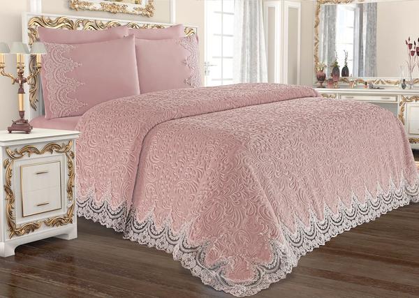 Ensemble de couvertures lacées Lisa French Powder