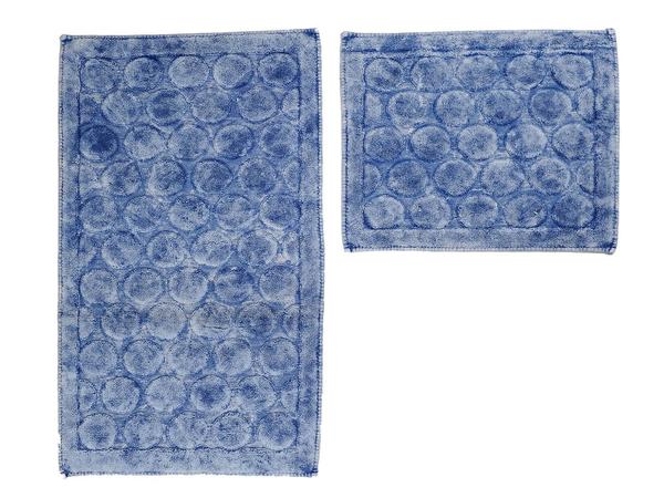 Ortaköy Pamuk Banyo Paspas Seti 2 Li Açık Mavi