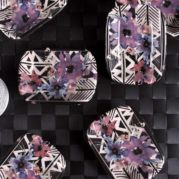 Flieder Keks / Sauce Schüssel 11 cm 6 Stück - 18231 | Keramika