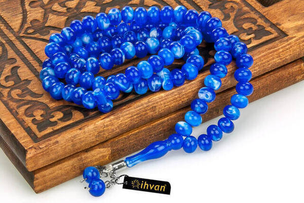 مسبحة هدية للحج والعمرة 10 مم من 99 قطعة من الجودة الأولى (10 قطع)