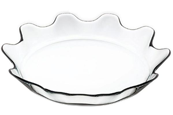 Paşabahçe Cam Servis Tabağı Dalgalı 32cm