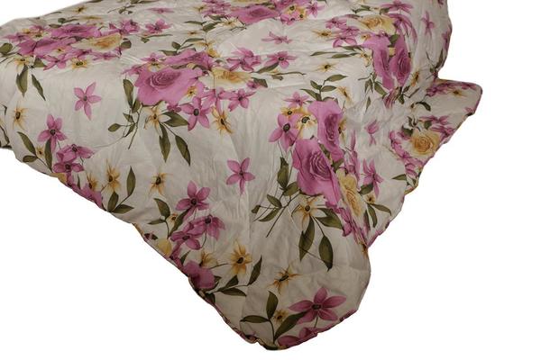 Ekvator Stella Bahçe Lüks Tek Kişilik Yorgan | Beyaz | ED-7016