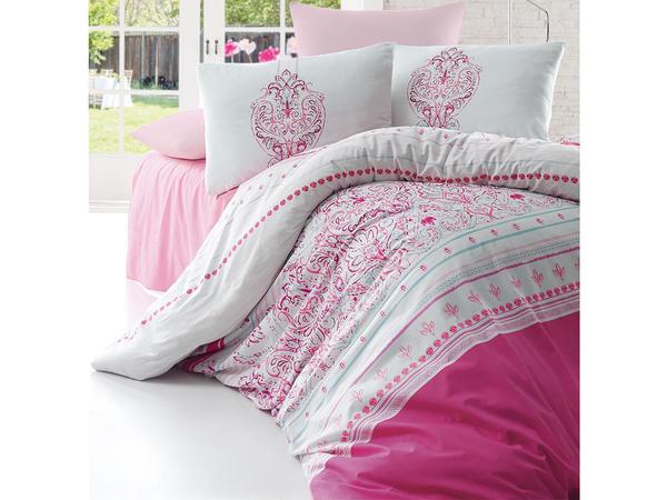 Valencia Çift Kişilik Nevresim Takımı Fuşya