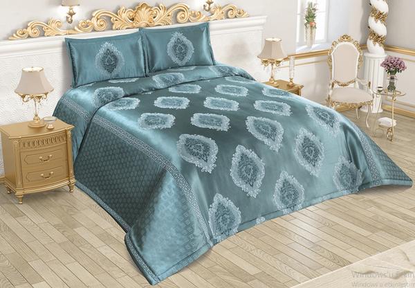 Belenay Çift Kişilik Yatak Örtüsü - Versace Yeşil